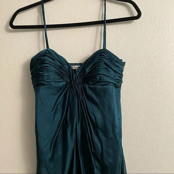 laundry by design satin ruched chest maxi dress - Picture 3 of 14